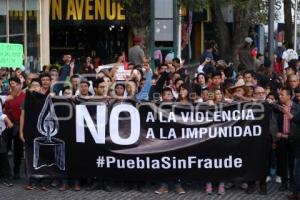 MARCHA PUEBLA CONTRA LA IMPUNIDAD