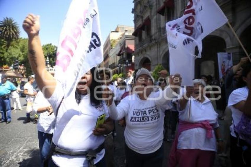 MANIFESTACIÓN MORENA