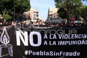 MARCHA PUEBLA CONTRA LA IMPUNIDAD