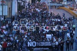 MARCHA PUEBLA CONTRA LA IMPUNIDAD