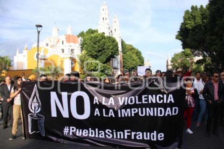 MARCHA PUEBLA CONTRA LA IMPUNIDAD