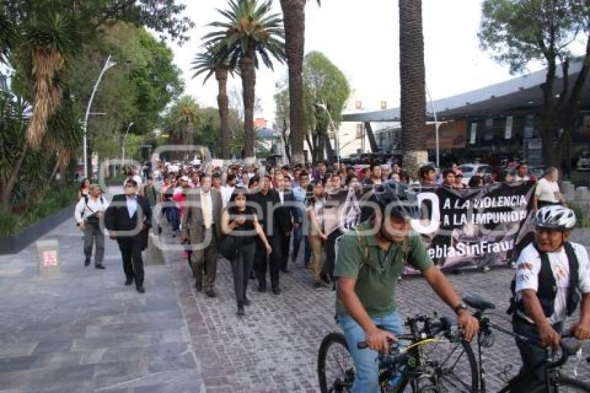 MARCHA PUEBLA CONTRA LA IMPUNIDAD