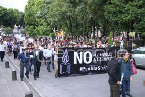 MARCHA PUEBLA CONTRA LA IMPUNIDAD