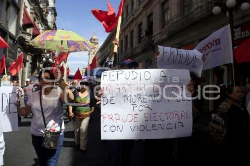 MANIFESTACIÓN MORENA