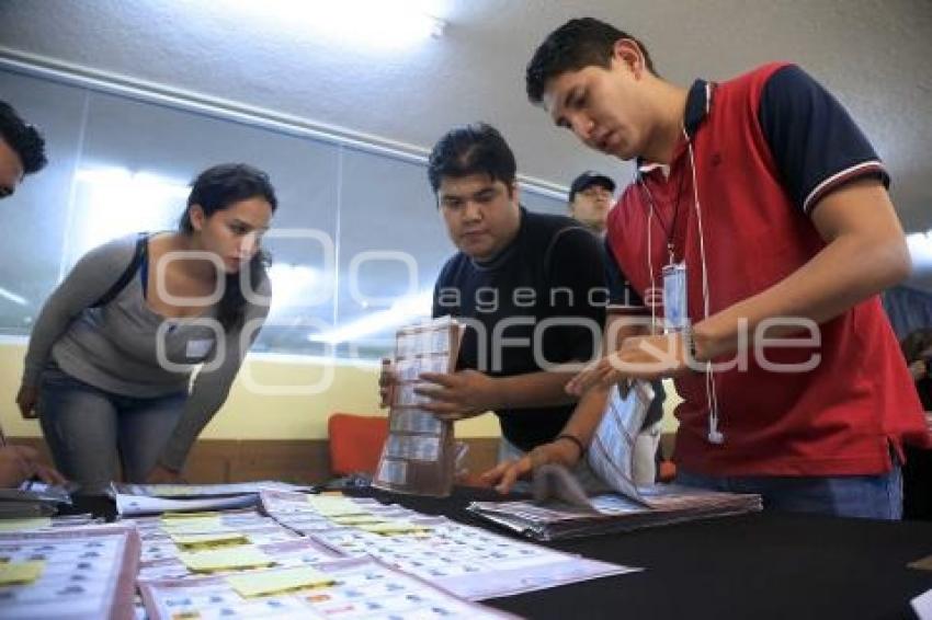IEE . RECUENTO DE ACTAS Y BOLETAS