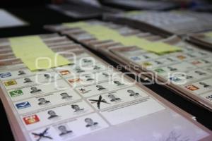 IEE . RECUENTO DE ACTAS Y BOLETAS