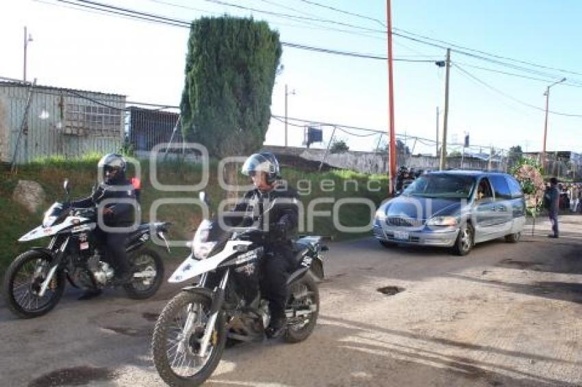 HOMENAJE POLICÍA . TEXMELUCAN