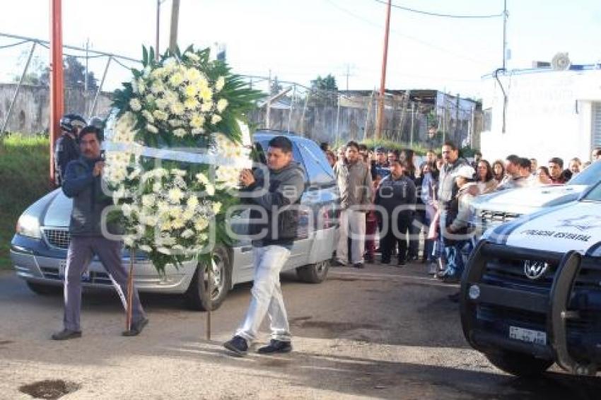 HOMENAJE POLICÍA . TEXMELUCAN