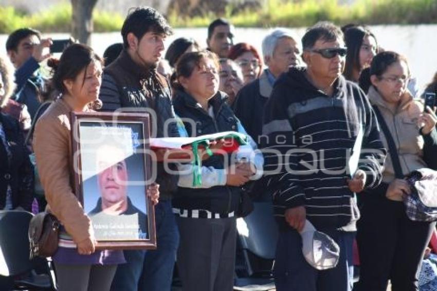 HOMENAJE POLICÍA . TEXMELUCAN