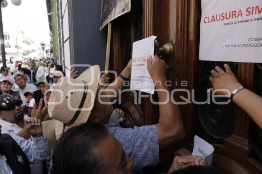 MANIFESTACIÓN . DEFENSA DEL VOTO