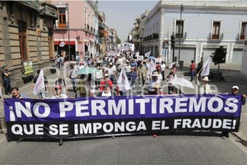 MANIFESTACIÓN . DEFENSA DEL VOTO