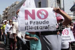 MANIFESTACIÓN . DEFENSA DEL VOTO