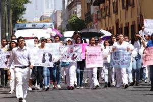 MANIFESTACIÓN ALUMNOS ENFERMERÍA