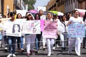 MANIFESTACIÓN ALUMNOS ENFERMERÍA