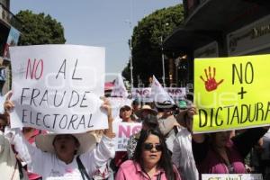 MANIFESTACIÓN . DEFENSA DEL VOTO