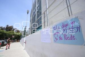 MANIFESTACIÓN ALUMNOS ENFERMERÍA