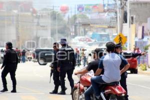 SAN MARTIN TEXMELUCAN . BLOQUEO HOSPITAL