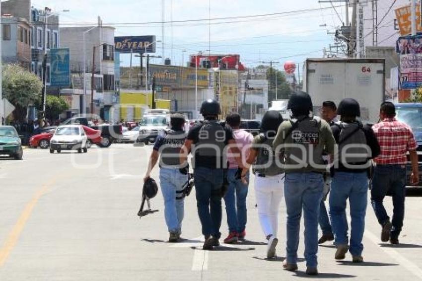 SAN MARTIN TEXMELUCAN . BLOQUEO HOSPITAL