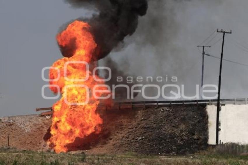 INCENDIO . TOMA CLANDESTINA