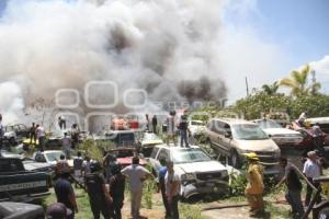 INCENDIO . TEHUACÁN