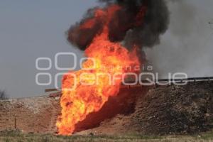 INCENDIO . TOMA CLANDESTINA