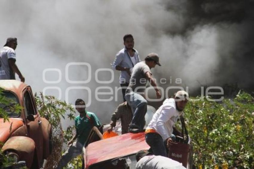 INCENDIO . TEHUACÁN