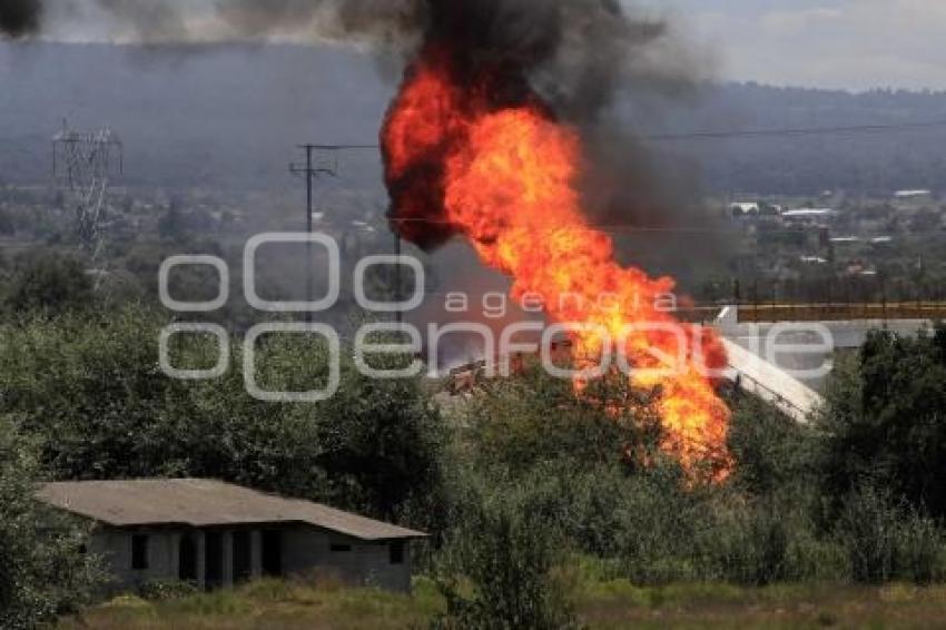 INCENDIO . TOMA CLANDESTINA