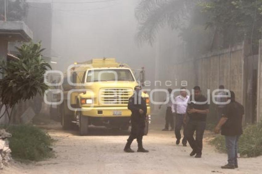 INCENDIO . TEHUACÁN