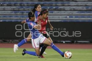 FUTBOL FEMENIL . LOBOS VS CRUZ AZUL