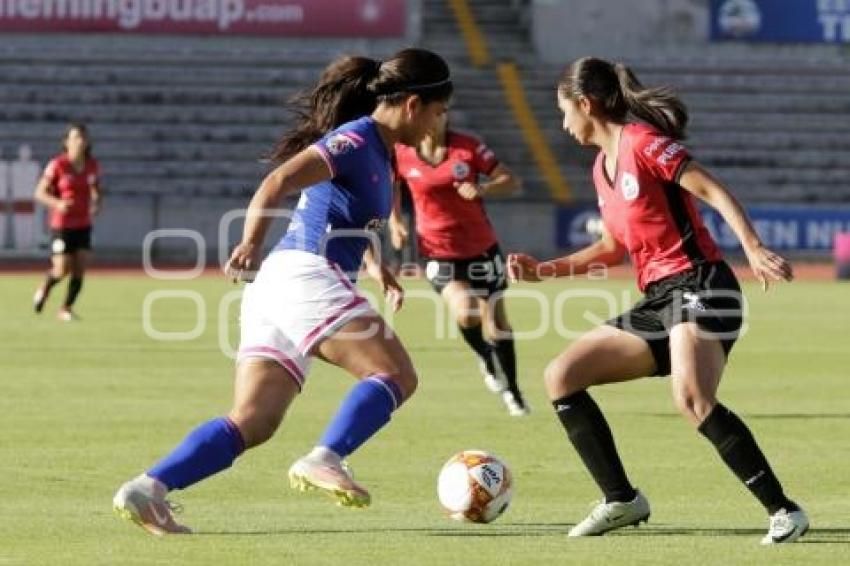 FUTBOL FEMENIL . LOBOS VS CRUZ AZUL