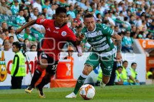 FUTBOL . SANTOS VS LOBOS