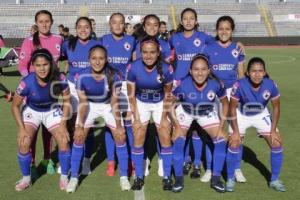 FUTBOL FEMENIL . LOBOS VS CRUZ AZUL