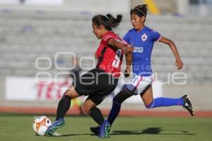 FUTBOL FEMENIL . LOBOS VS CRUZ AZUL