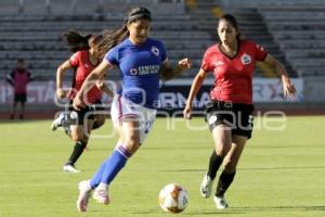 FUTBOL FEMENIL . LOBOS VS CRUZ AZUL