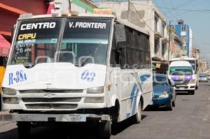 TRANSPORTE PÚBLICO . 10 ORIENTE - PONIENTE