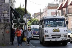 TRANSPORTE PÚBLICO . 11 ORIENTE - PONIENTE