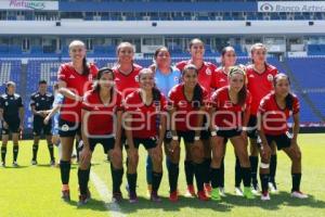 FÚTBOL FEMENIL . CLUB PUEBLA VS LOBOS BUAP