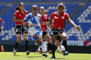 FÚTBOL FEMENIL . CLUB PUEBLA VS LOBOS BUAP