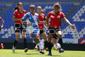 FÚTBOL FEMENIL . CLUB PUEBLA VS LOBOS BUAP