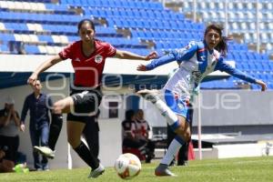 FÚTBOL FEMENIL . CLUB PUEBLA VS LOBOS BUAP