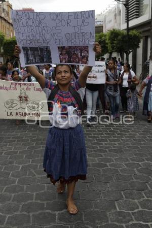 MANIFESTACION. SANTA MARIA COAPA