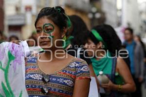 MANIFESTACIÓN PRO ABORTO