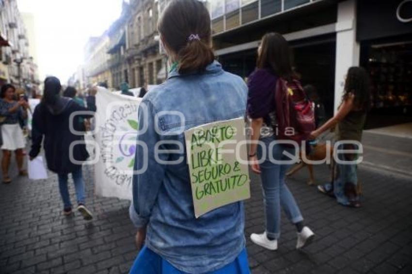 MANIFESTACIÓN PRO ABORTO