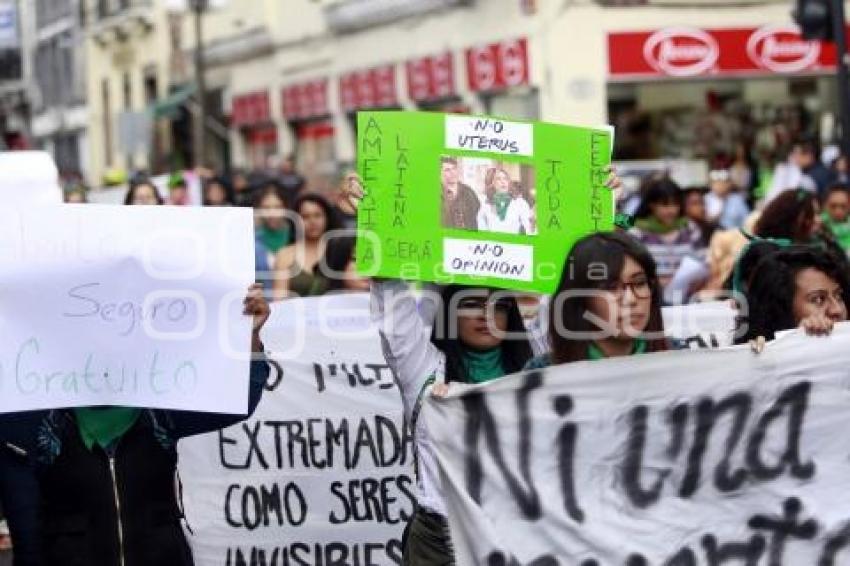 MANIFESTACIÓN PRO ABORTO