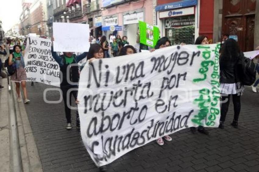 MANIFESTACIÓN PRO ABORTO