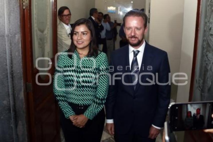 REUNIÓN CLAUDIA RIVERA - LUIS BANCK
