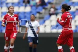 FÚTBOL FEMENIL . CLUB PUEBLA VS TOLUCA