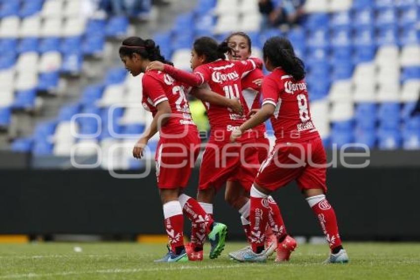 FÚTBOL FEMENIL . CLUB PUEBLA VS TOLUCA