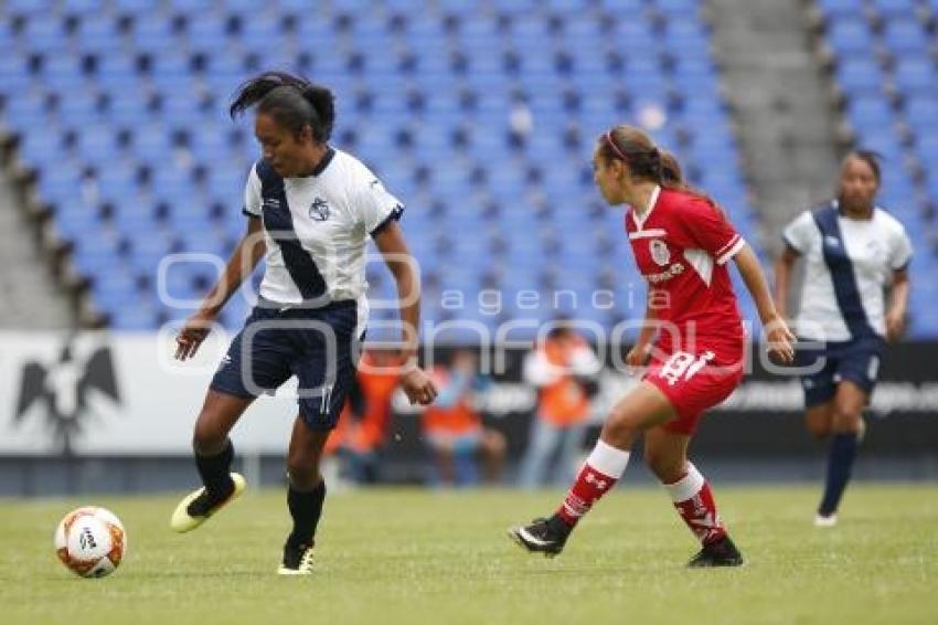 FÚTBOL FEMENIL . CLUB PUEBLA VS TOLUCA