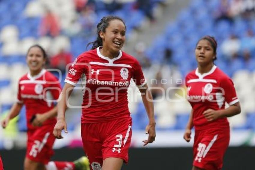 FÚTBOL FEMENIL . CLUB PUEBLA VS TOLUCA